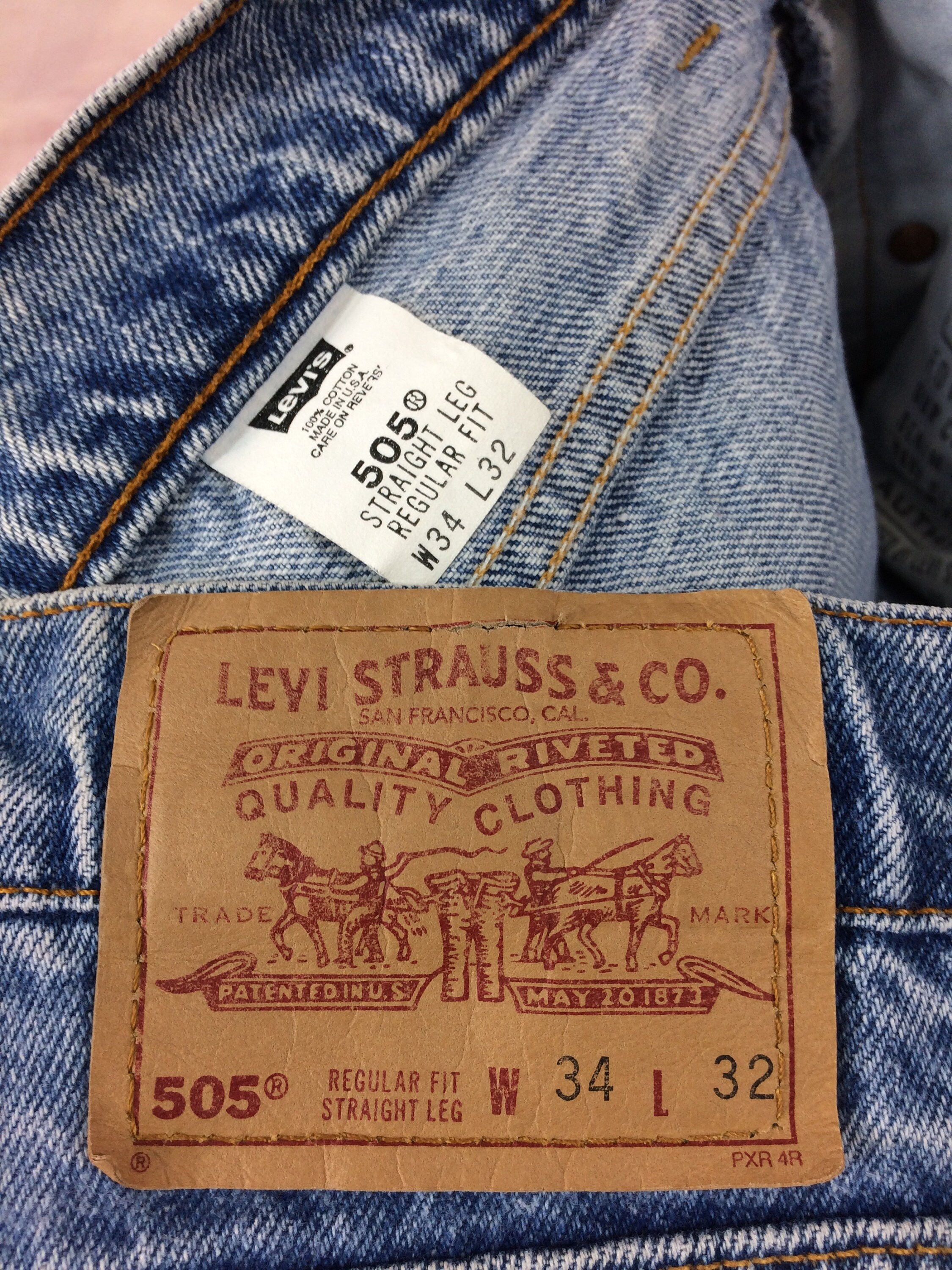 Sz 33 Vintage Levis 505 Medium Wash Women's Jeans W33 L32 | Etsy