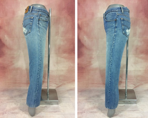 Sz 30 Vintage Levis 501 Women's Distressed Custom… - image 7