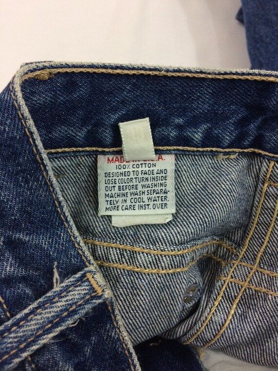 Size 31 Vintage CK Jeans Calvin Klein 80's Jeans … - image 10