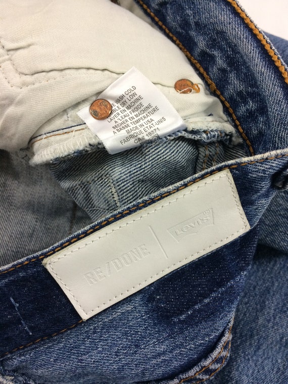 Size 27 Vintage Levi's Collection - RE/DONE Blue Mid-rise Wide-leg