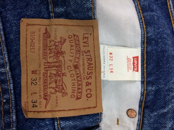 Size 30 Vintage 90s Levi's 510 Skinny Jeans Made in USA - Etsy