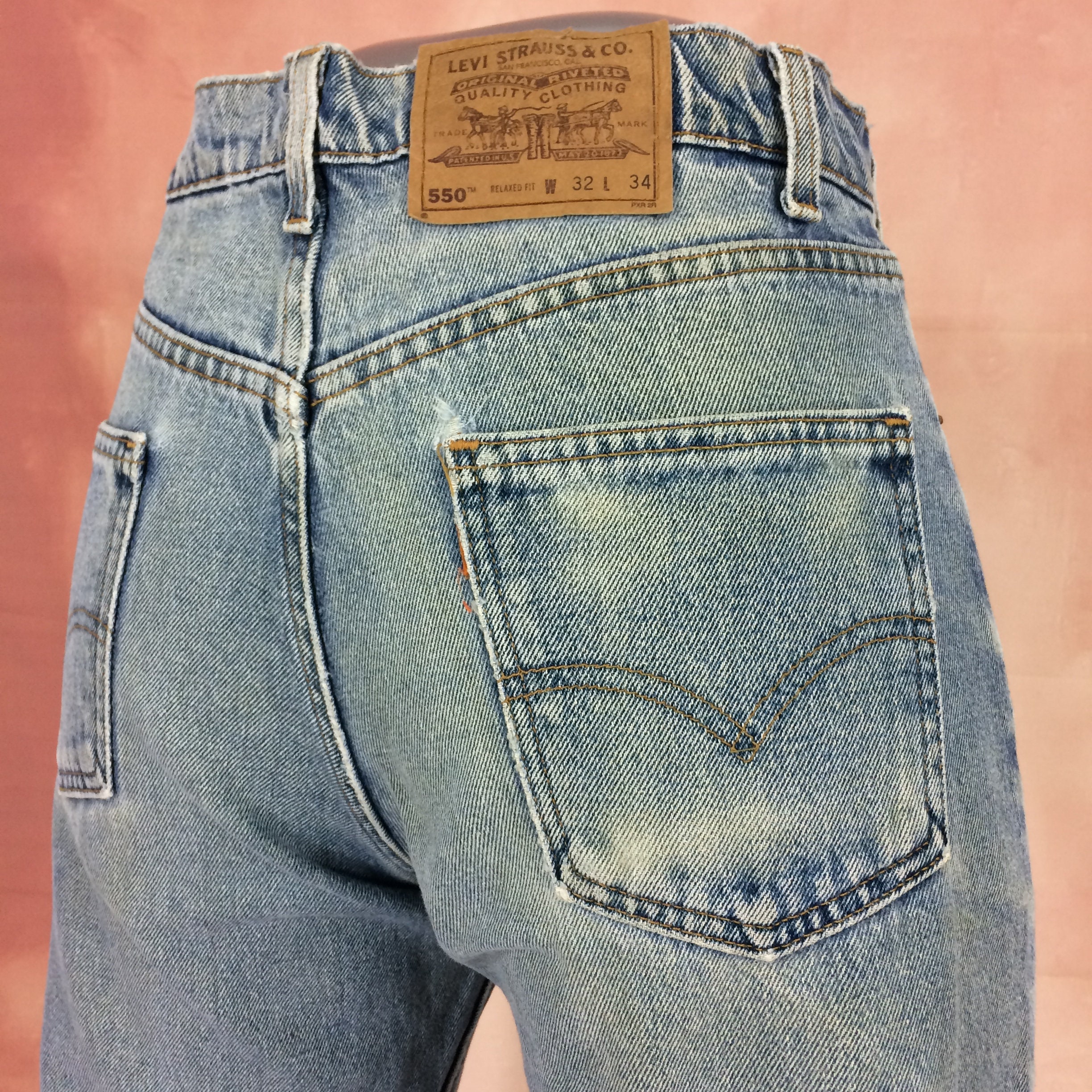 Sz 32 Vintage Levis 550 Women's Jeans W32 L30 High Rise | Etsy