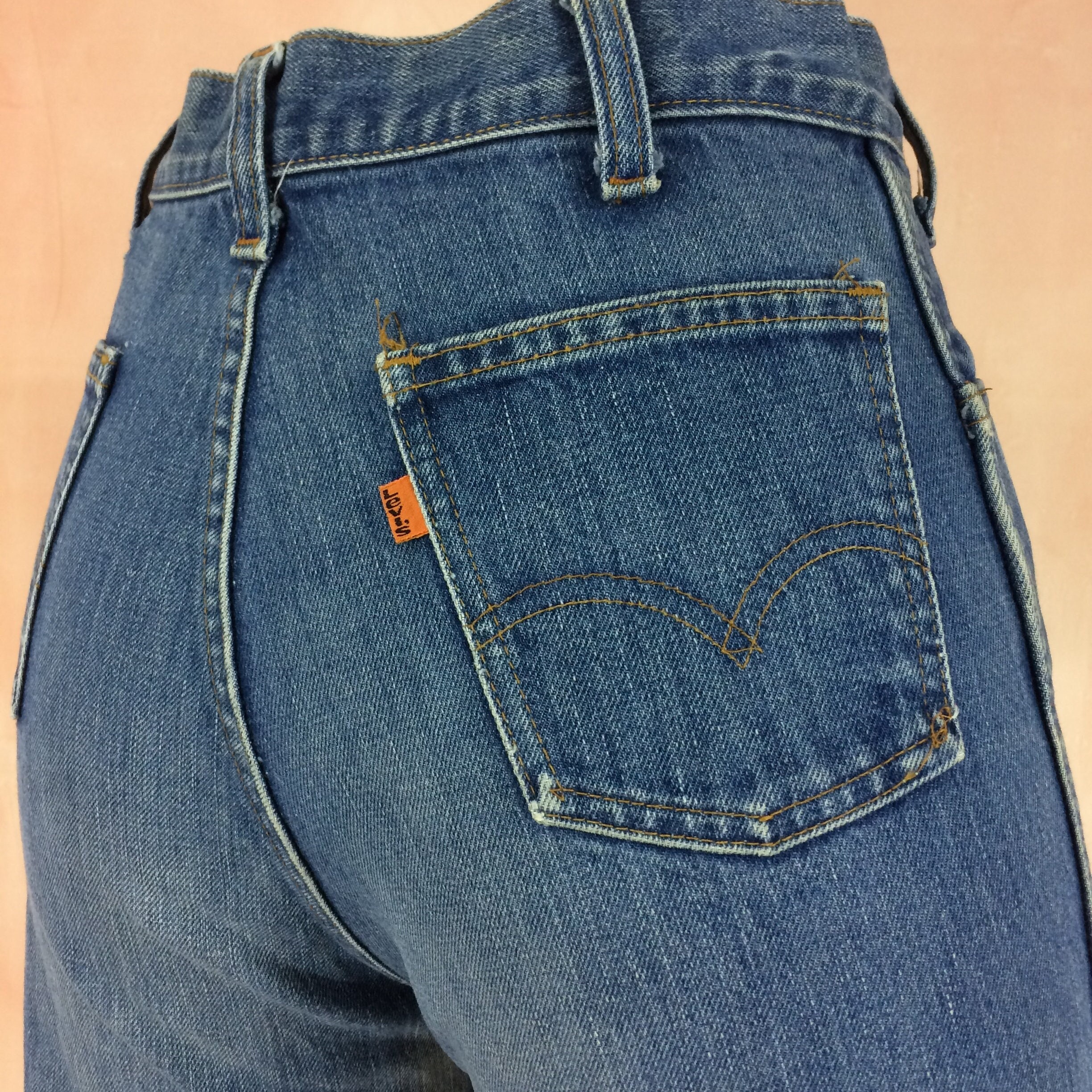Vintage 80s Levi's Orange Tab Jeans – Levis Straight Leg, Talon