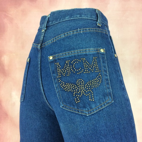 Size 24 Vintage MCM De Luxe Jeans High Waisted Girlfriends - Etsy