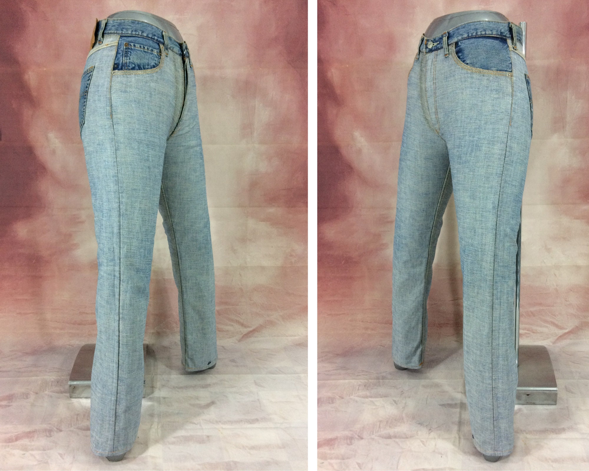 W30L30インサイドアウト可能ジーンズ Y2Kリーバイス 先染めブラックデニム 中古・古着通販LEVI\u0027S (リーバイス) SKATE SUPER BAGGY インディゴ