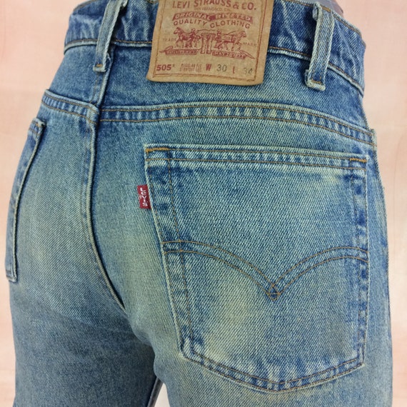 Sz 30 vintage Levis 505 Jeans Sales Femme W30 L31 High Rise - Etsy France