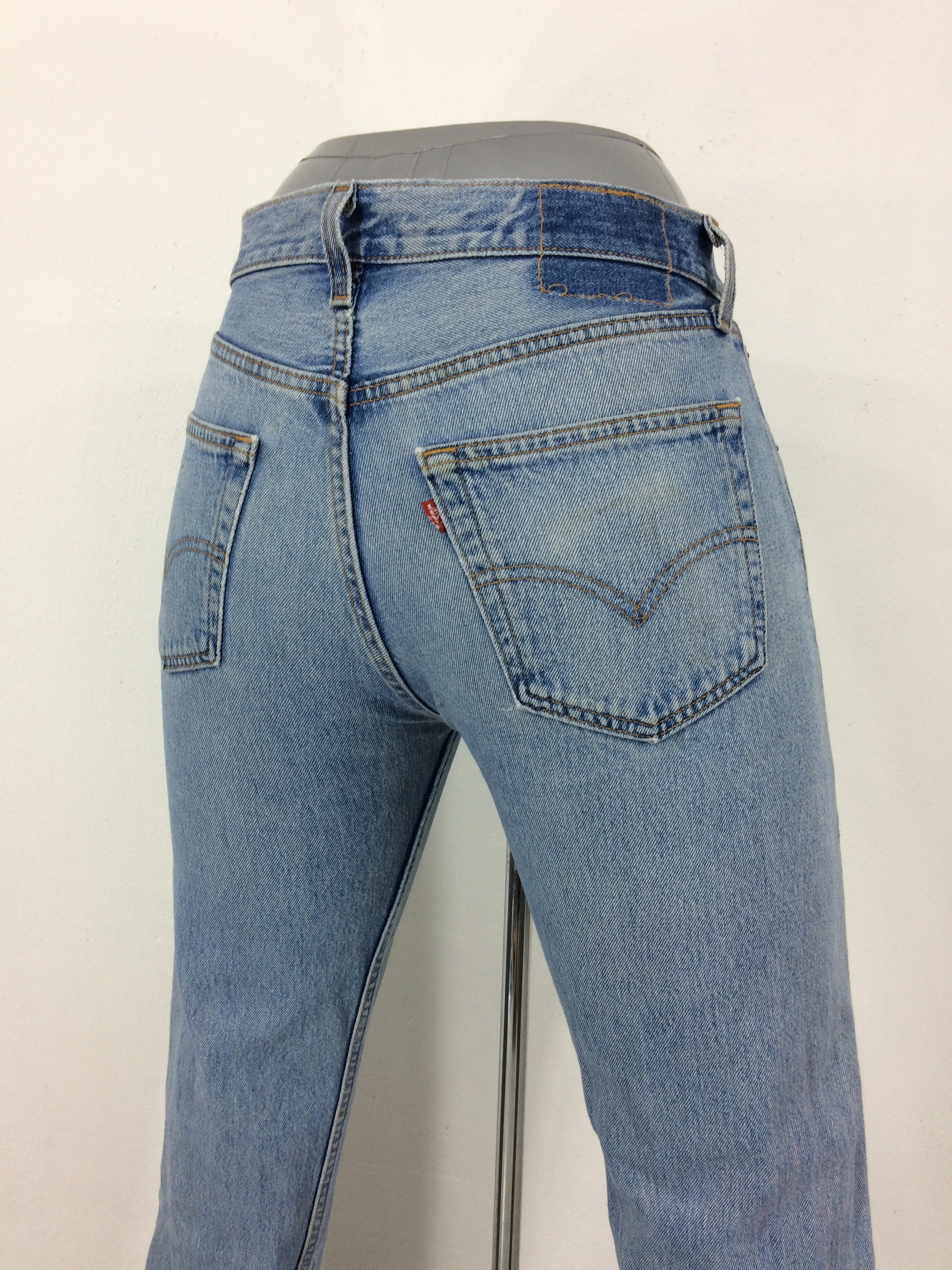 Sz 30 Vintage Levis 501 Women's Dirty Jeans W30 L31 Light | Etsy