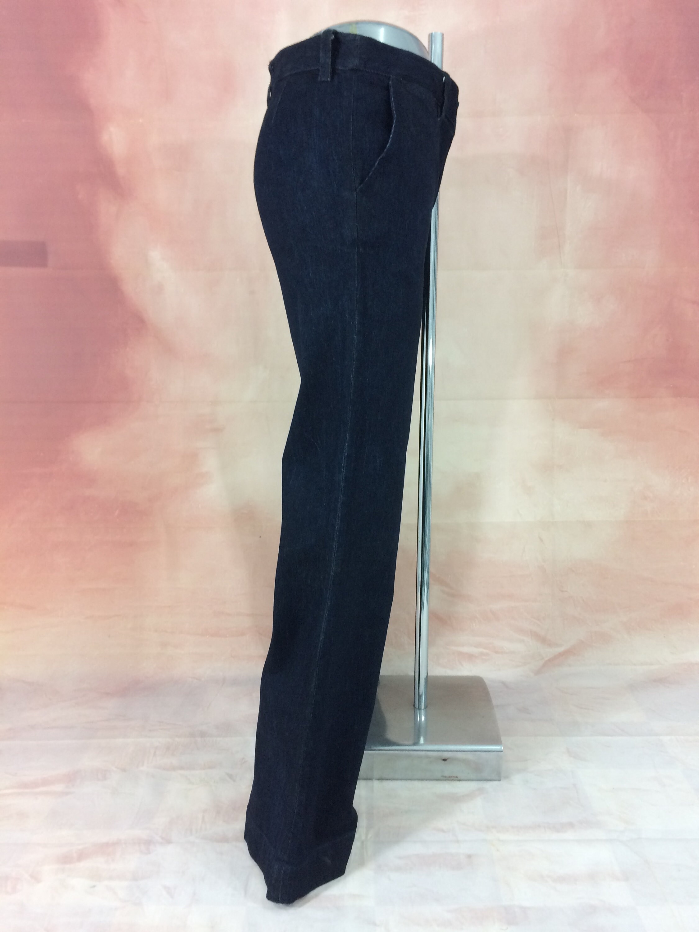 Sz 30 Vintage Lauren Women's Bareback Wide Leg Denim Pants | Etsy