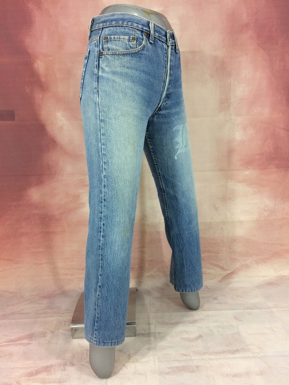 Sz 30 Vintage Levis 501 Women's Distressed Custom… - image 6