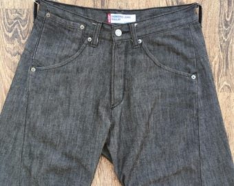 Size 29 Vintage Levi's Engineered Jeans W29 L30 Medium Black Wash