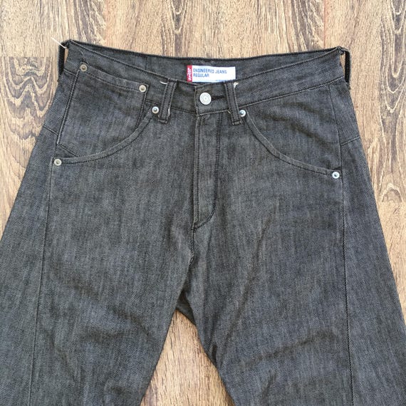 Size 29 Vintage Levi's Engineered Jeans W29 L30 Medium Black Wash