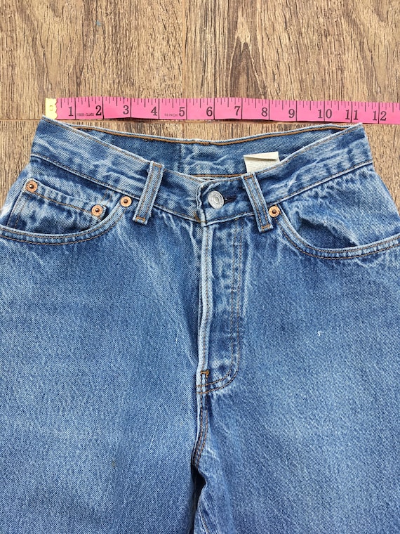 Vintage 80s Levi's 501 Jeans – Light Wash, Button Fly, Split Hem