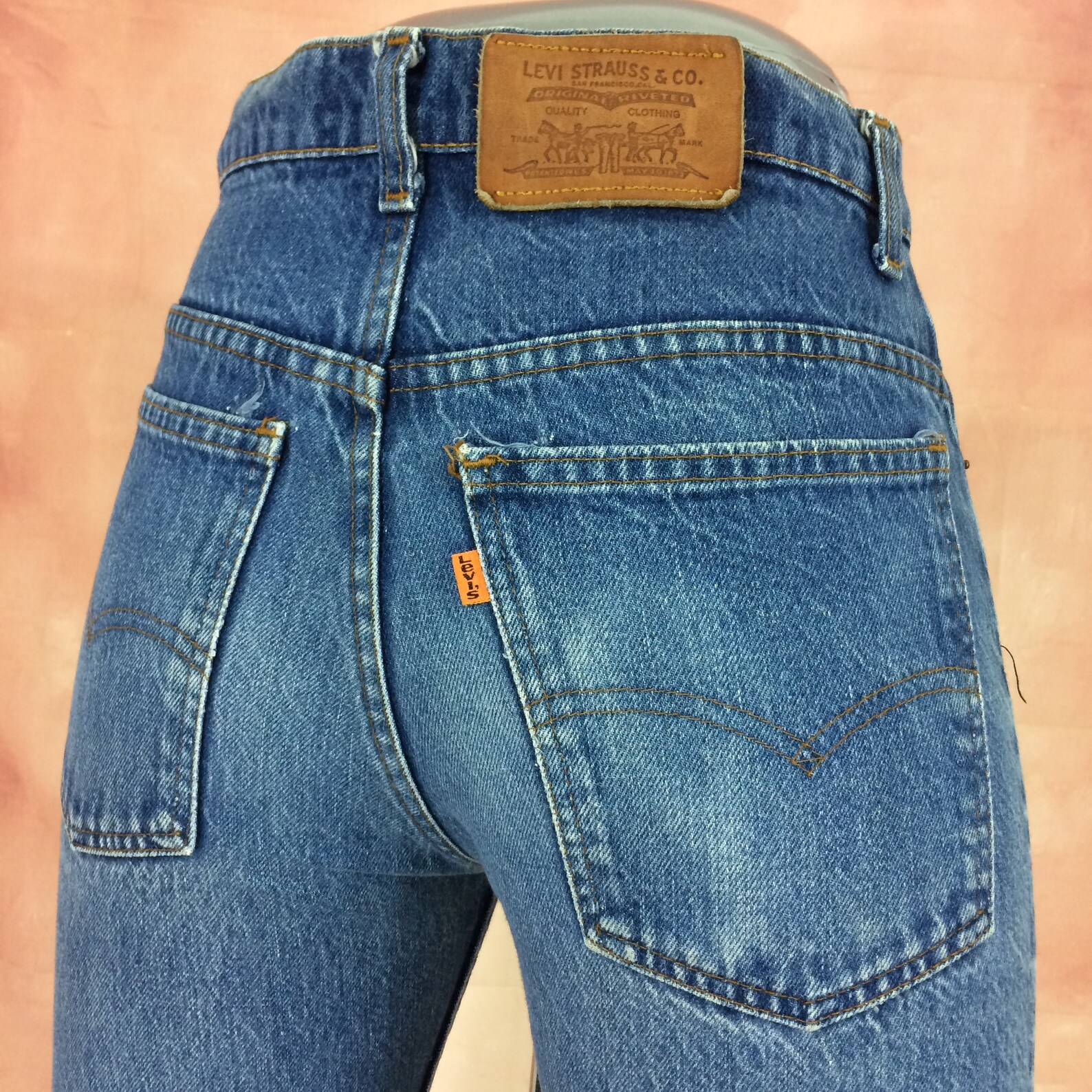 Sz 30 Vintage Rare Levis 509 Orange Tab Women's Jeans High - Etsy