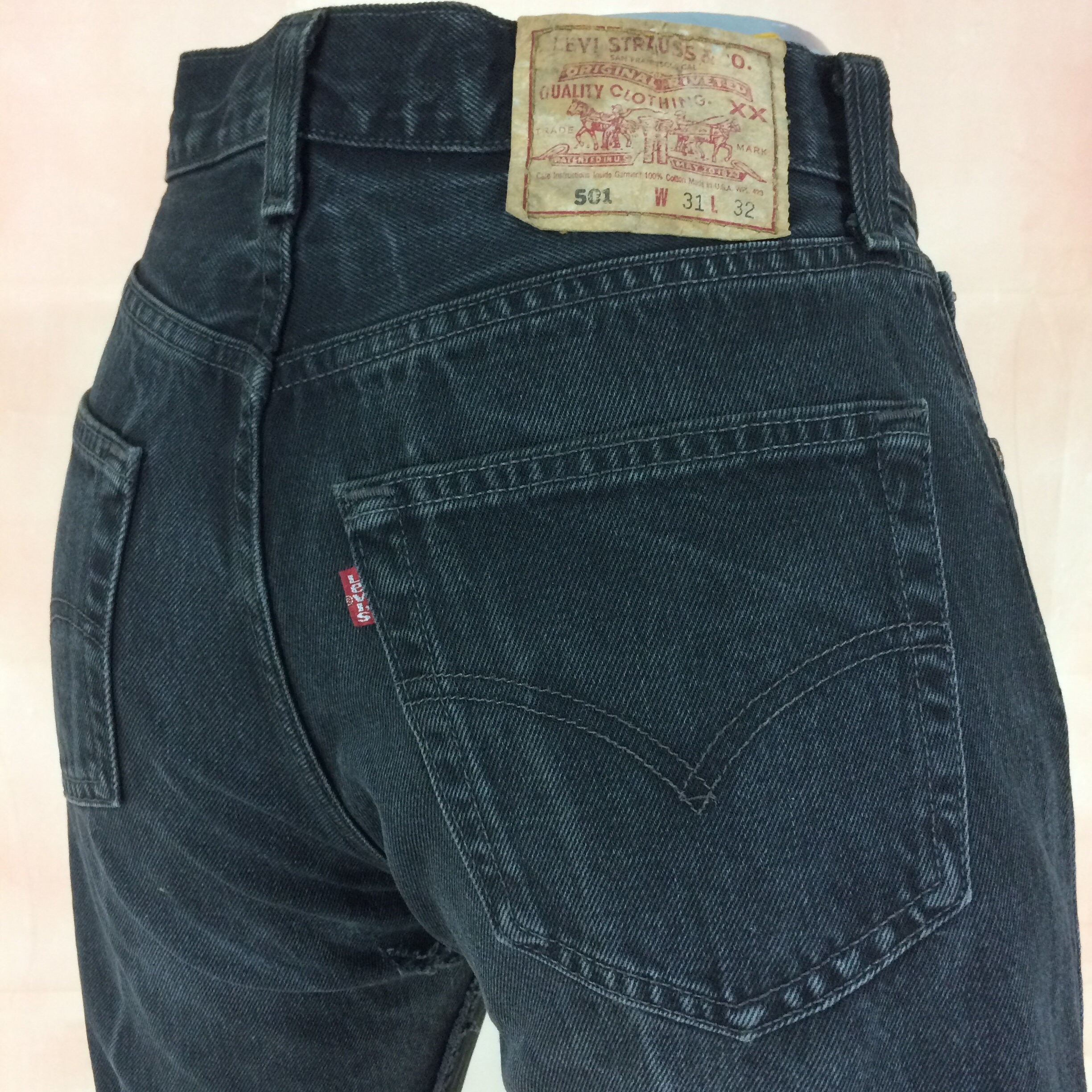 Sz 29 Vintage Levis 501 Women's Jeans W29 L33 High Rise | Etsy