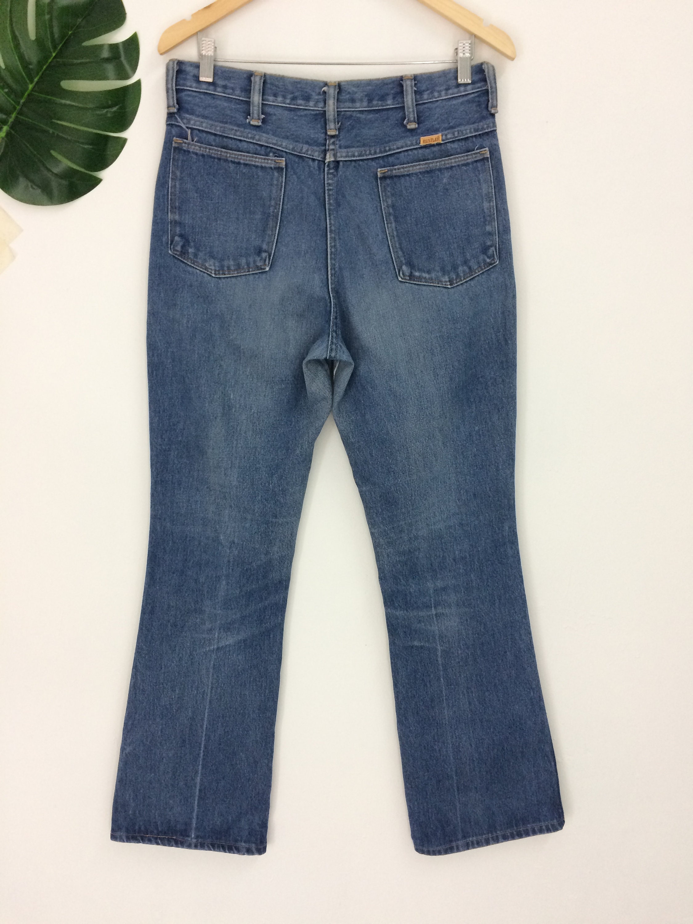 Buy Size 31 Rustler Vintage Western Bootcut Jeans W31 L31 High Waisted 80's  Western Flare Jeans Boyfriends Mom Rodeo Riders Jeans Made in USA Online in  India 