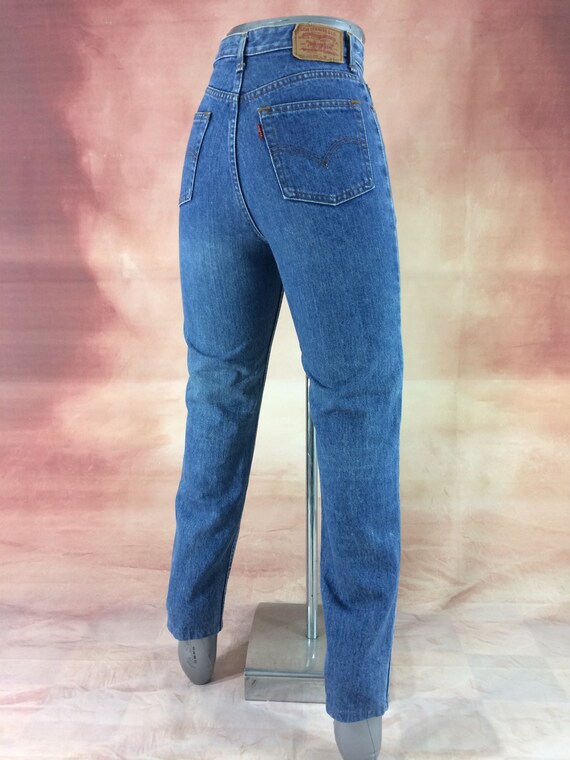 23/24 Vintage Levis W626 Jeans de Cintura Alta - Etsy España