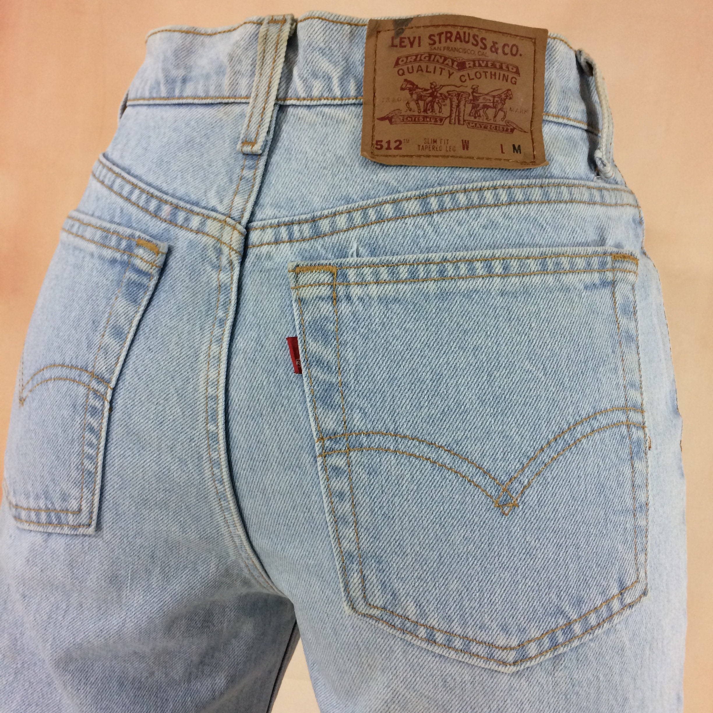 Size 28 Vintage Levis 512 Women's Jeans W28 L30 High - Etsy