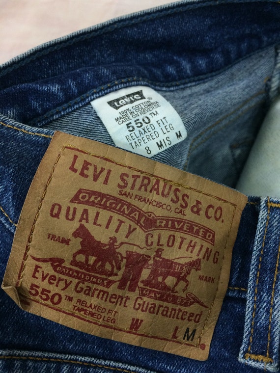 Intentar arrepentirse Gladys Sz 28 Vintage Y2K Levis 550 Jeans Stretch de Mujer Cintura - Etsy España