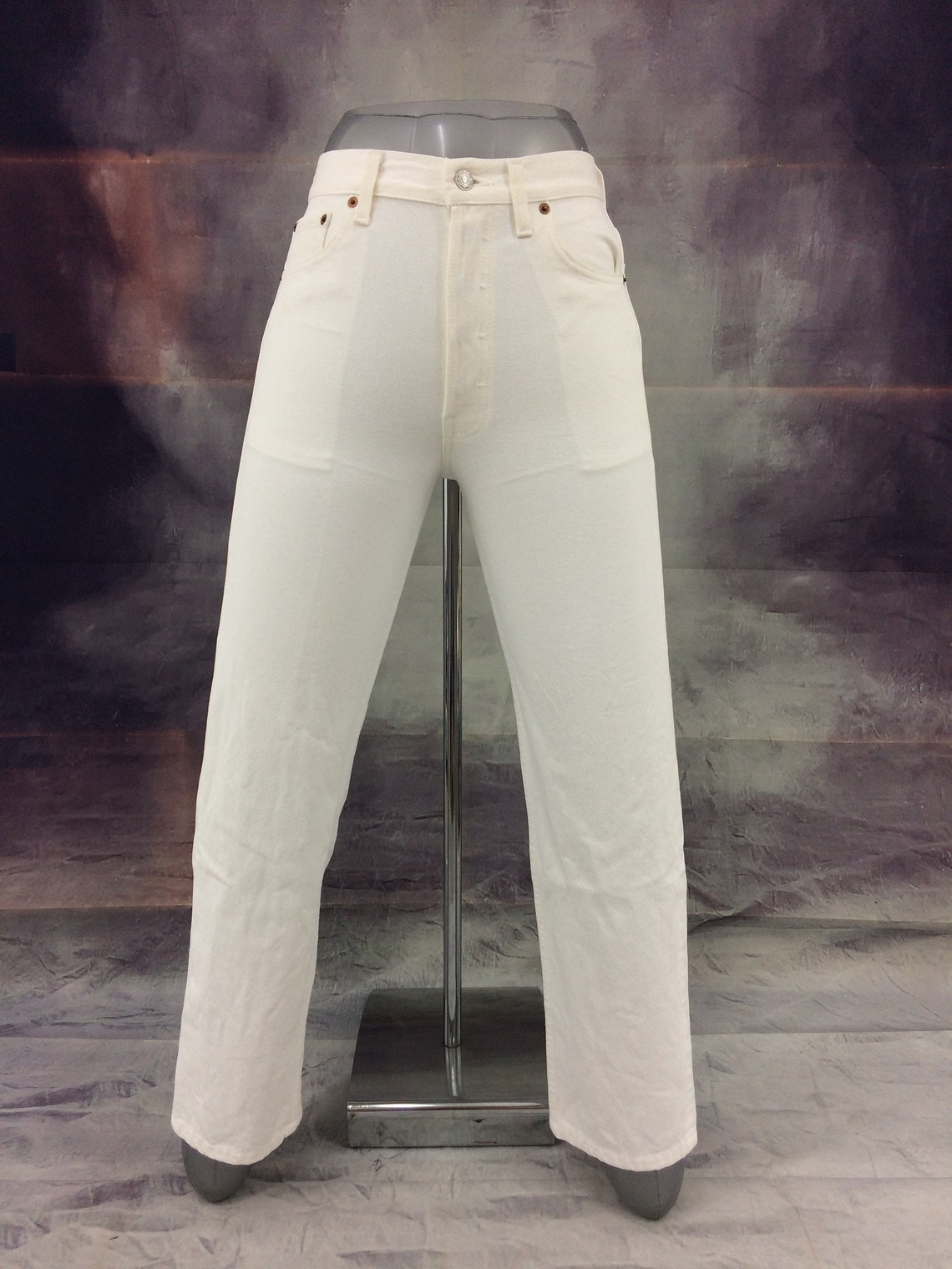 Sz 28 Vintage 80s White Levis 501 Women's Perfect Jeans | Etsy