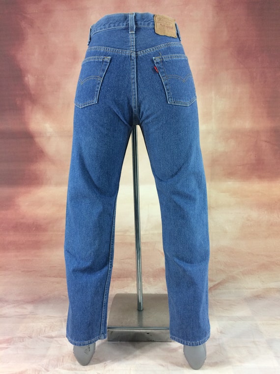 Jean Levis 501 vintage taille 29 W29 L29 Jeans braguette a boutons Lavage moyen Fabrique aux Etats Unis taille 29 Moyenne Etsy Canada