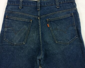 Vintage Levis 646 Jeans W33: 1980s Orange Tab, Flared Bootcut - Etsy