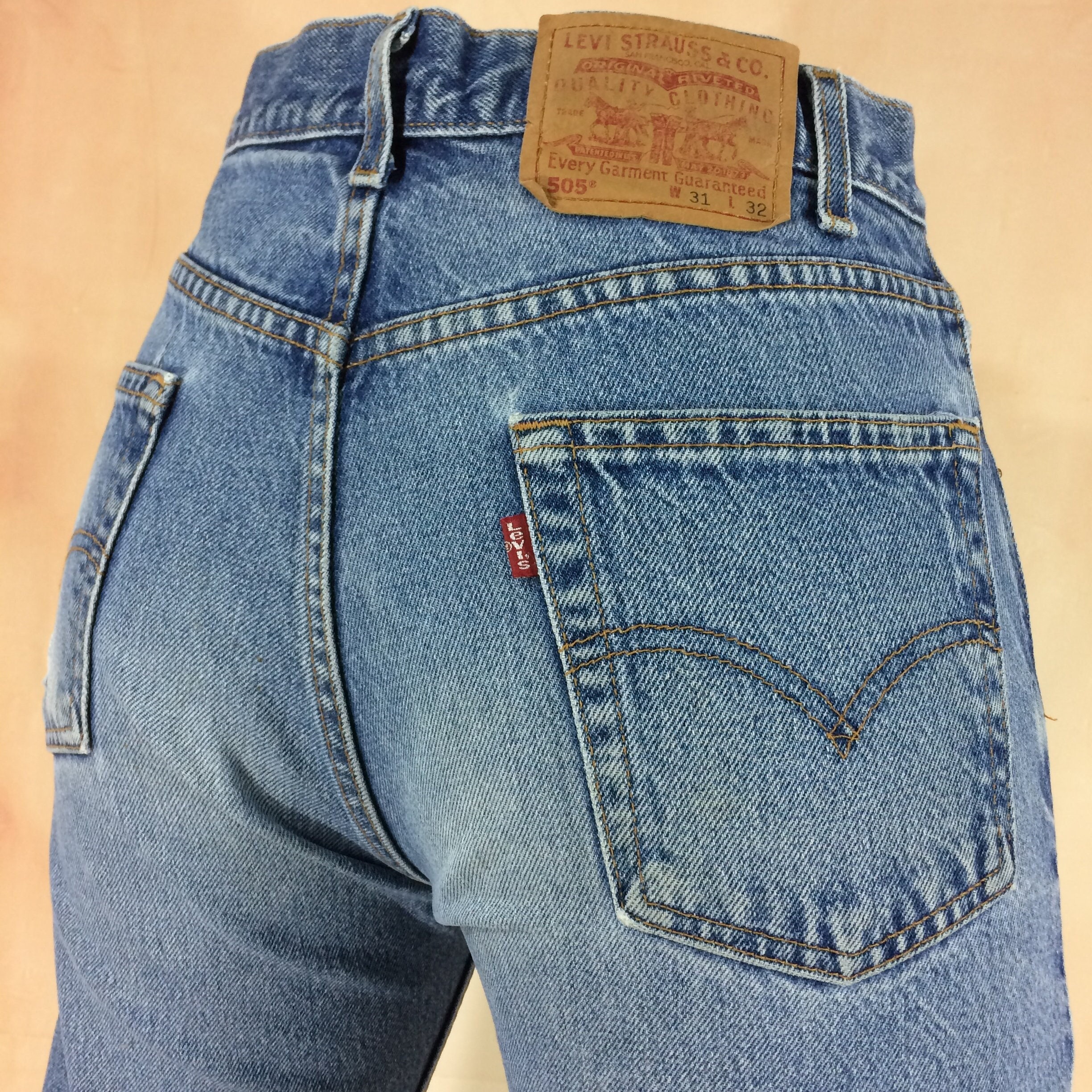 Size 29/30 Vintage Levis 505 Women's Ripped Jeans High - Etsy