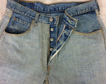 W30L30インサイドアウト可能ジーンズ Y2Kリーバイス 先染めブラックデニム 中古・古着通販LEVI\u0027S (リーバイス) SKATE SUPER BAGGY インディゴ