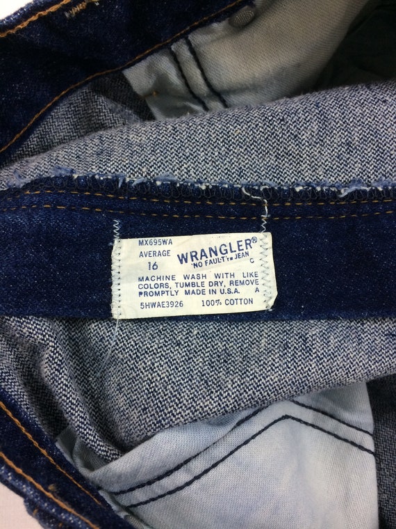 Size 29 Rare Wrangler No Fault Jean Vintage Weste… - image 10