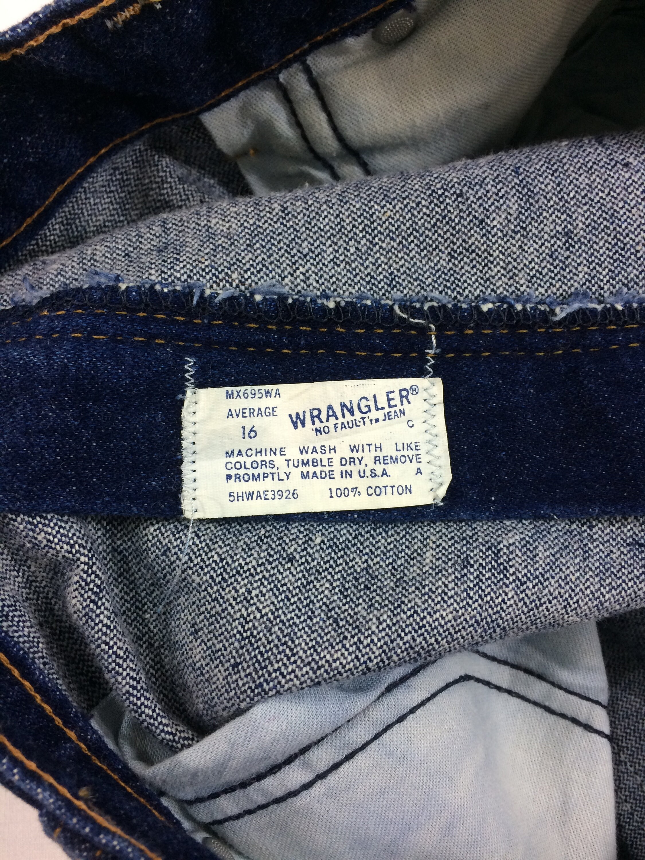 Sz 29 Rare Wrangler No Fault Jean Vintage Western Jeans W29 | Etsy