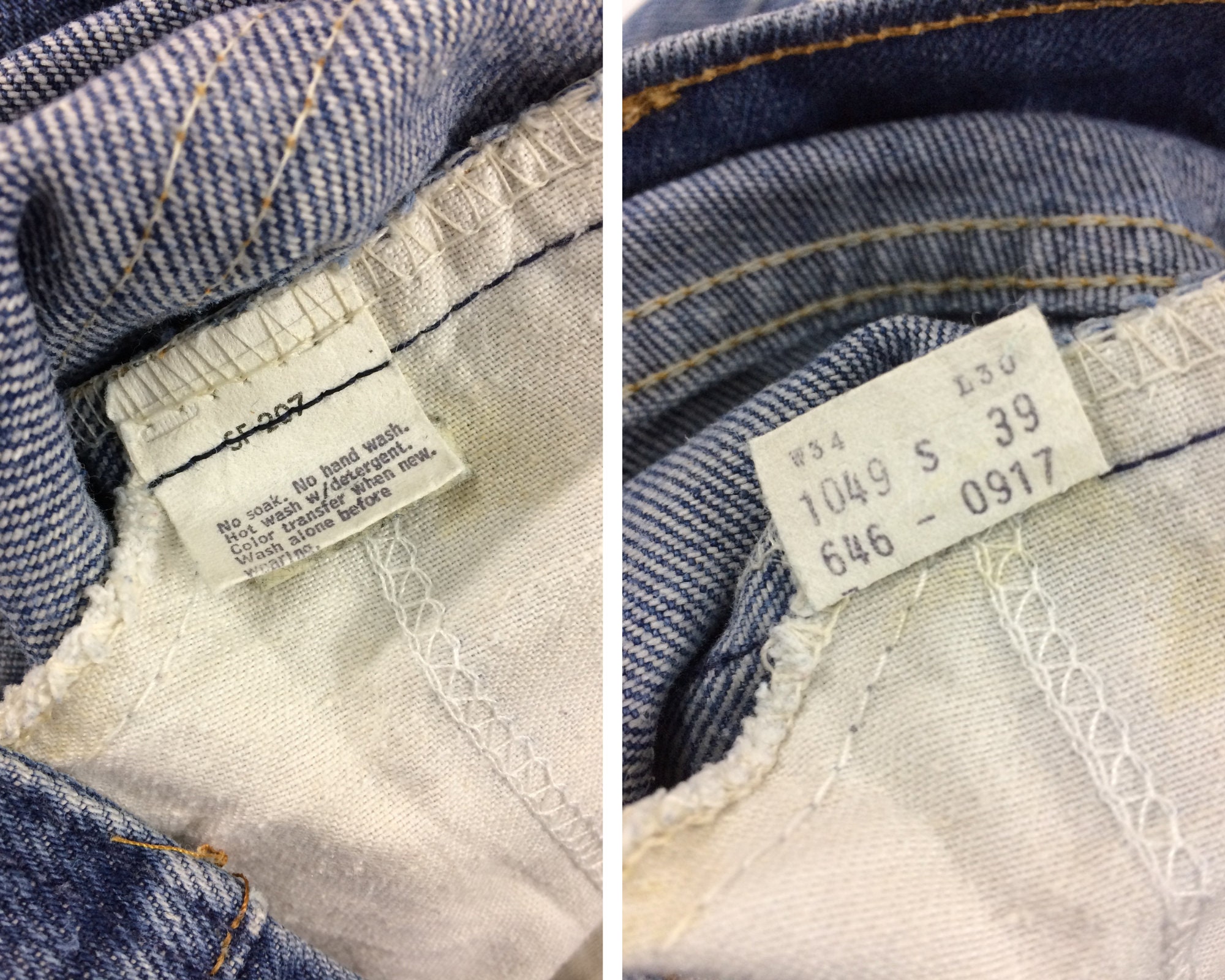 Size 32/33 70s Vintage Levis 646 Flare Jeans Orange Tab Bell Size 32/33 70s Vintage Levis 646 Flare Jeans Orange Tab Bell