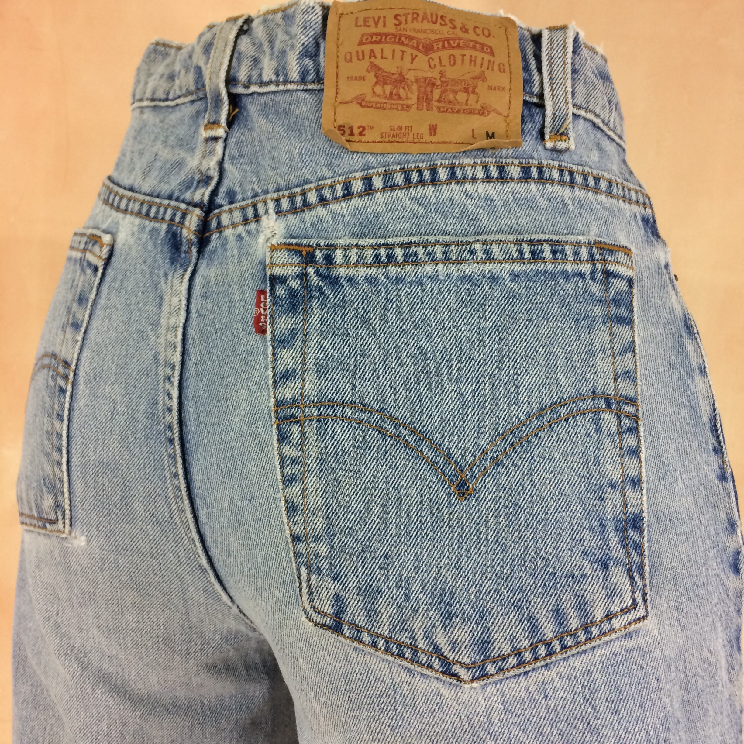 Buy Size 28 Vintage Levis 512 Altered Reworked Women's Jeans Online in  India - Etsy