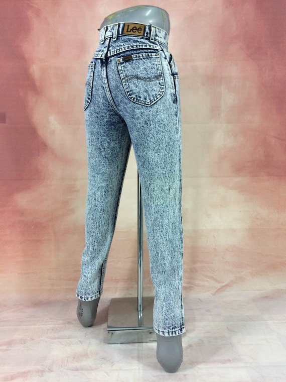 Size 22 Vintage 80s Lee Riders High Waisted Acid Wash Ankle Size 22 Vintage 80s Lee Riders High Waisted Acid Wash Ankle