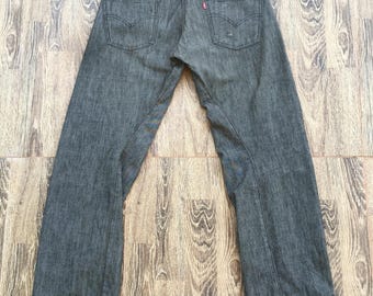 Size 29 Vintage Levi's Engineered Jeans W29 L30 Medium Black Wash