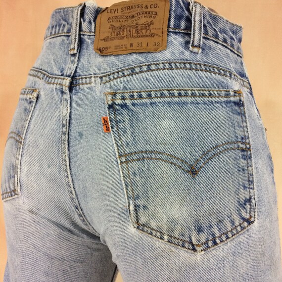 Size 30 Vintage Levis 505 Distressed 