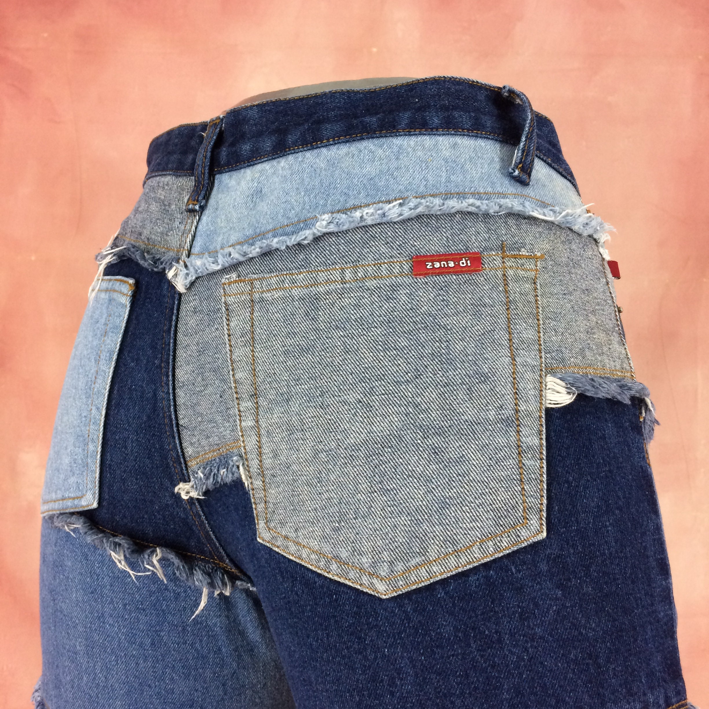 Size 31 Vintage ZANA DI Jeans Patchwork 