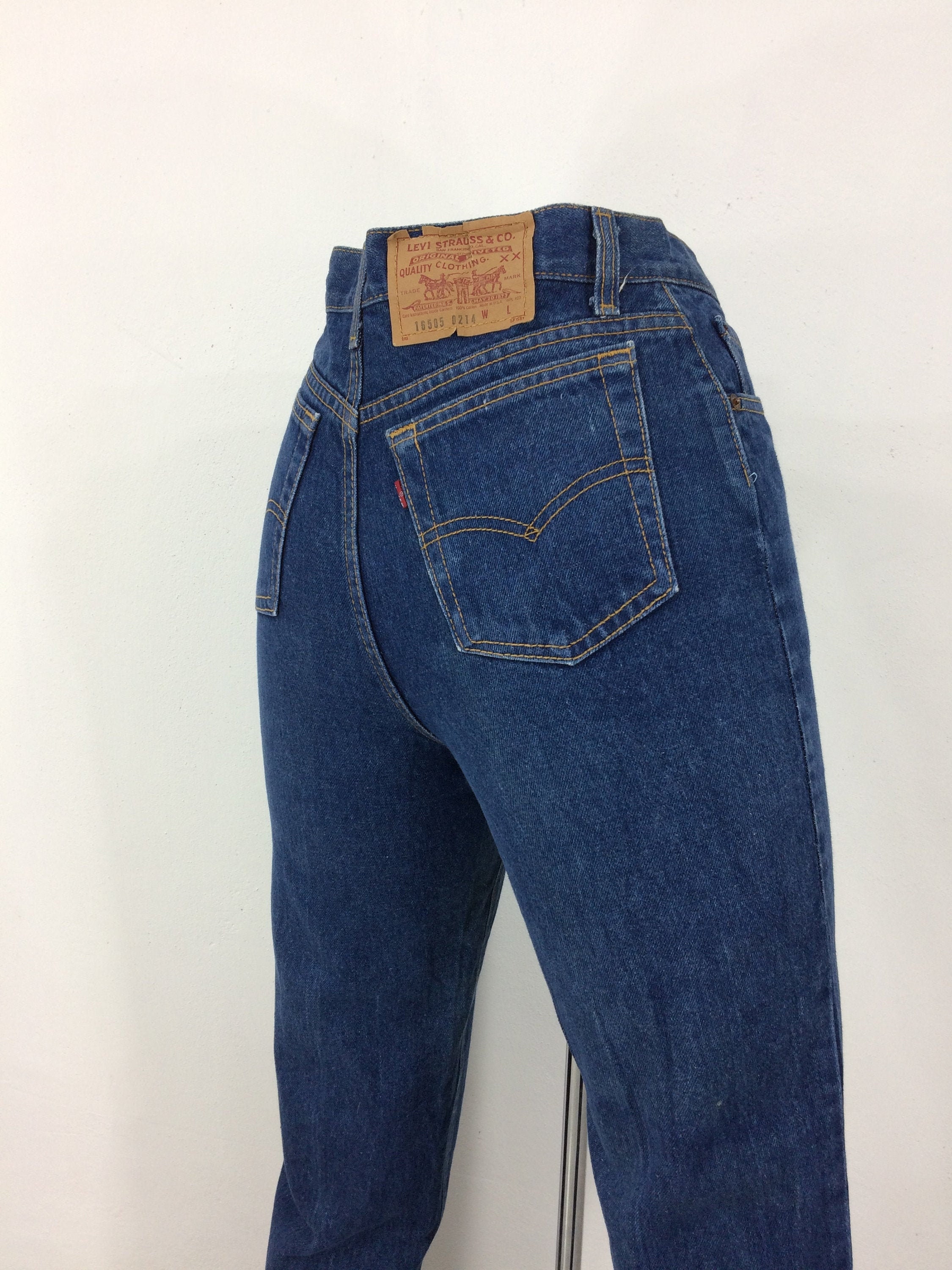 Sz 28 Vintage Levis 505 Women's Jeans W28 L32 High | Etsy