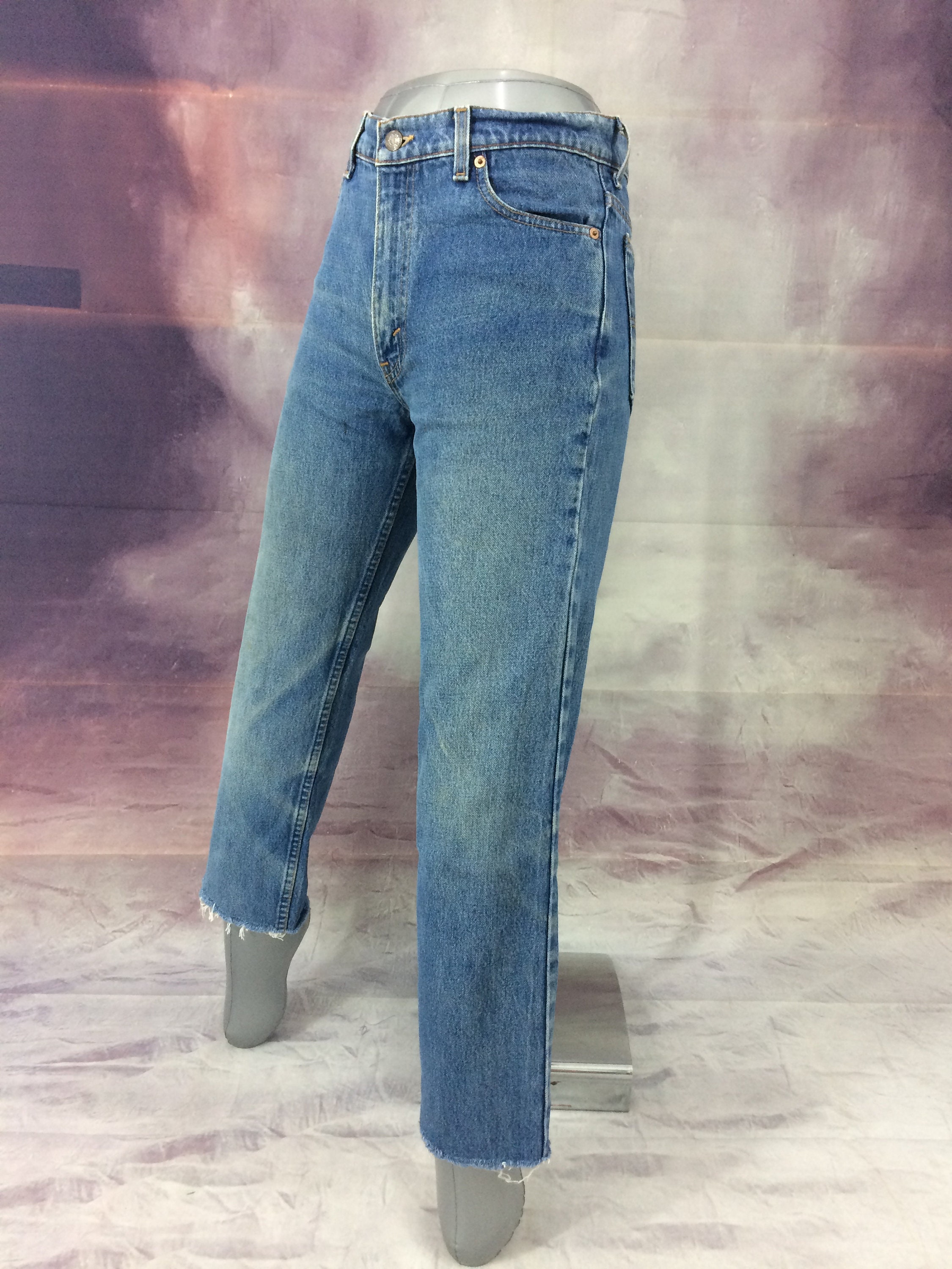 Sz 30 Vintage Levis 510 Women's Cropped 