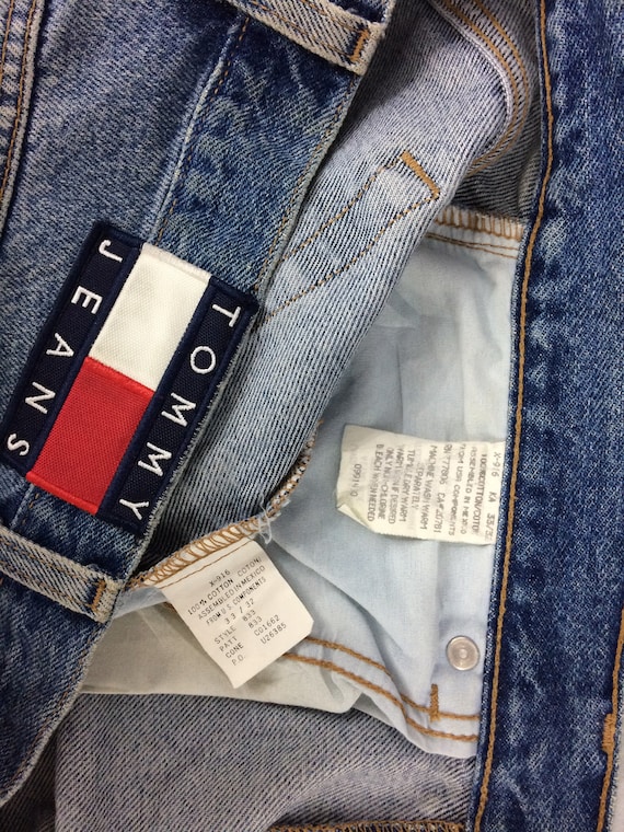 Size 33 Vintage TOMMY HILFIGER Jeans W33 L32 High Waisted 90s - Etsy