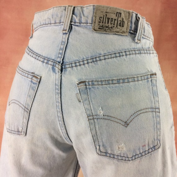 Size 30 Vintage Levi s Silver Tab Jeans Baggy Jeans Distressed