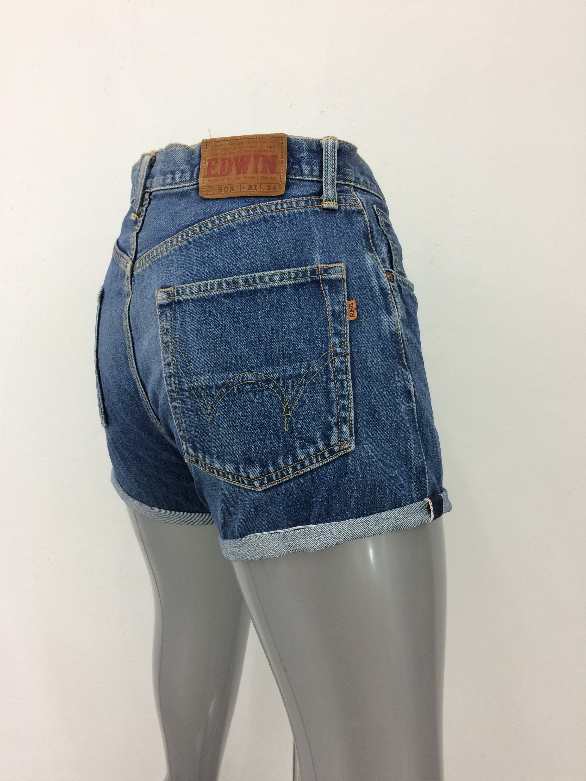 Sz 30 EDWIN 505 Selvedge Redline Jeans 