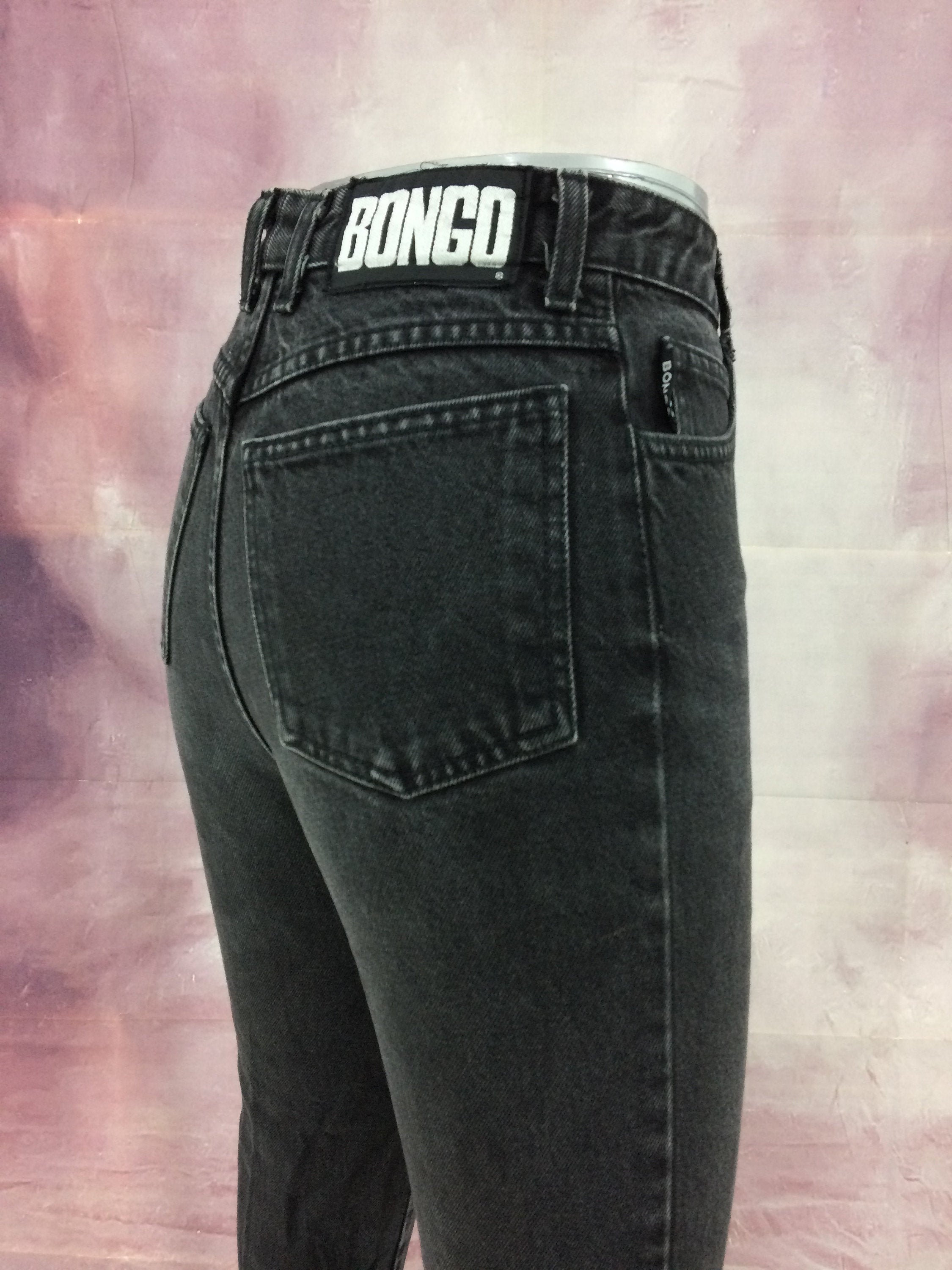 BONGO Jeans Vintage 80s Black Denim 