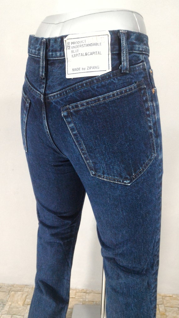 KAPITAL Vintage Dark Wash Jeans, Size 28, Made in Japan - Etsy