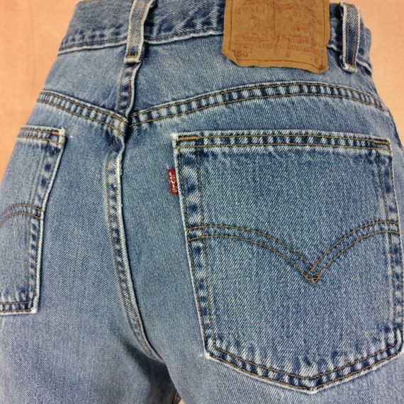 Sz 31 Vintage Levis 550 Light Wash de Mujer W31 L29 Etsy España