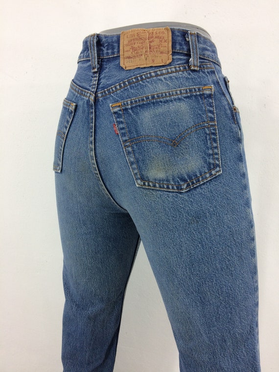 vintage levi's 501 distressed jeans