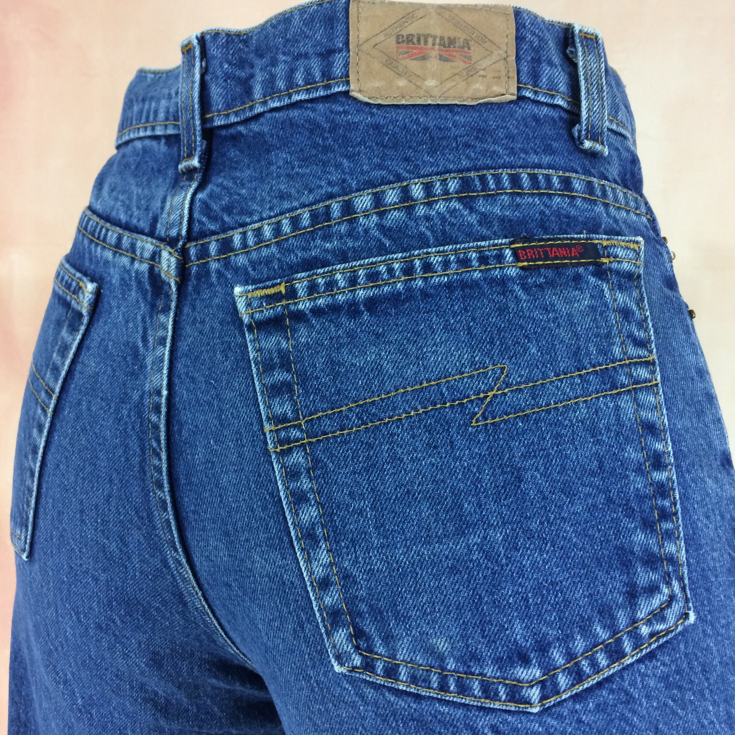 Size 29 Vintage Brittania Jeans W29 L29 High Waisted American - Etsy