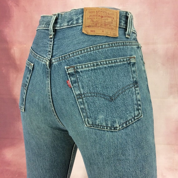 Sz 30 Vintage Levis 501 Jeans W30 Medium Etsy España