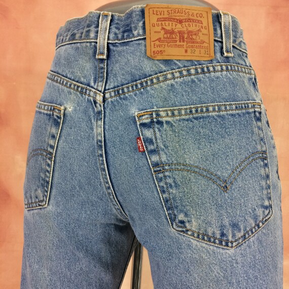 Buy Sz 32 Vintage Levis 505 Women's Jeans W32 L30 High Rise Online in India  - Etsy