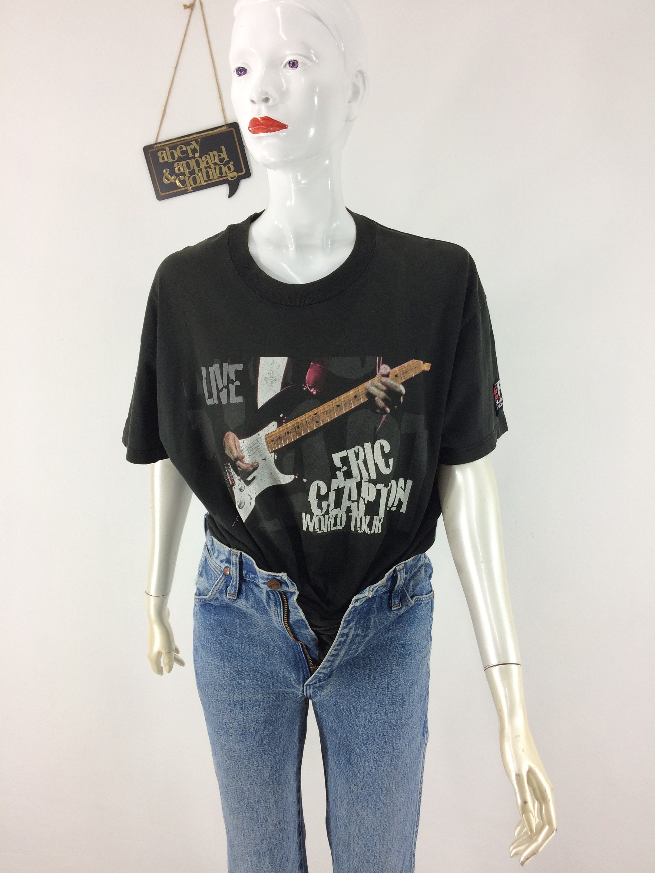 ビンテージ　エリック・クラプトン ワールドツアー Tシャツ 1999 サイズＬ ヴィンテージ エリック・クラプトン 1999 ワールドツアー Tシャツ