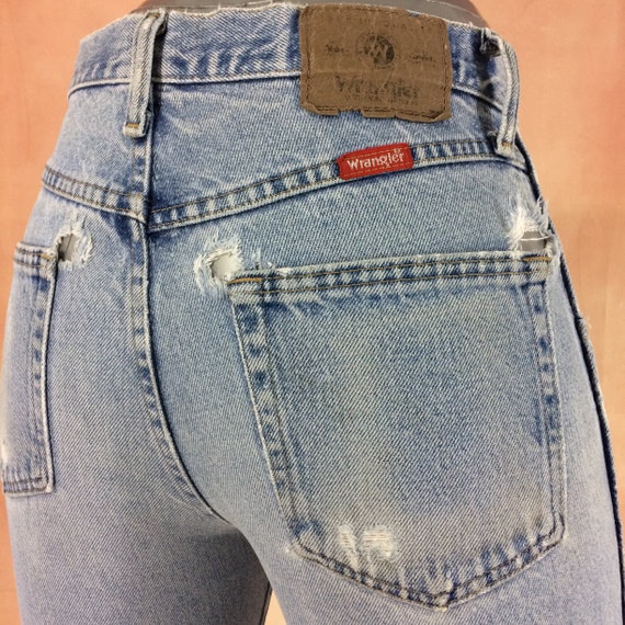 Sz 28 Vintage Wrangler Women Jeans High 