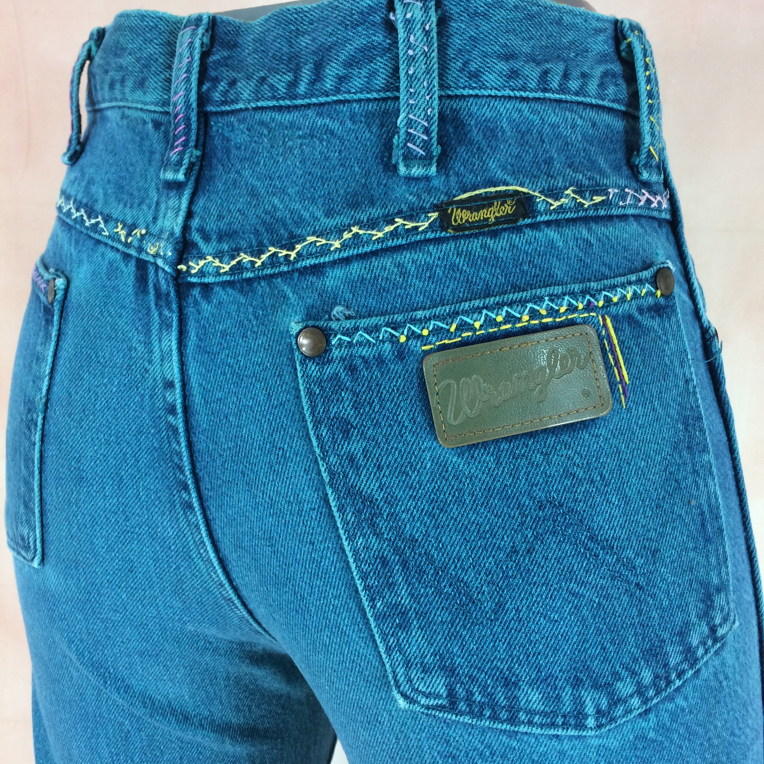 Size 29 Wrangler Vintage Western Jeans W29 L30 Mid Waist - Etsy